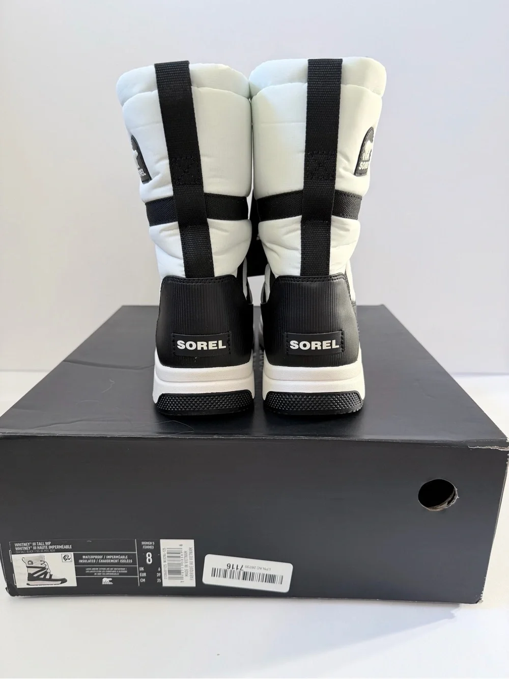 Sorel Women's Whitney II Tall Waterproof Brand New Sz 8
